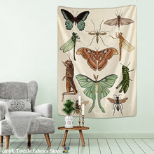 Load image into Gallery viewer, Nordic Psychedelic Butterfly Tapestry
