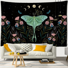 Load image into Gallery viewer, Nordic Psychedelic Butterfly Tapestry
