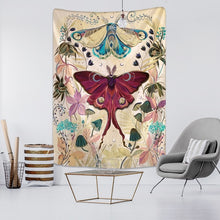 Load image into Gallery viewer, Nordic Psychedelic Butterfly Tapestry
