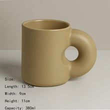 Load image into Gallery viewer, Nordic Ceramic Fat Handle Mug Set
