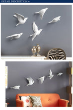 Load image into Gallery viewer, Resin Birds Creative For Wall 3d Sticker
