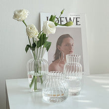 Load image into Gallery viewer, Nordic Glass Flower Vase Bubble Bottle Shaped
