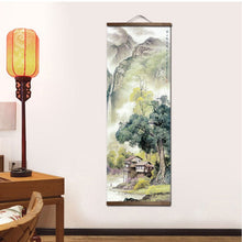 Load image into Gallery viewer, Chinese Traditional Style Four Seasons Landscape Canvas
