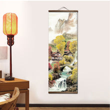 Load image into Gallery viewer, Chinese Traditional Style Four Seasons Landscape Canvas
