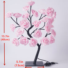 Load image into Gallery viewer, LED Table Lamp Rose Flower Tree Lights
