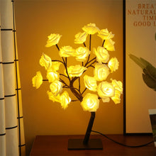 Load image into Gallery viewer, LED Table Lamp Rose Flower Tree Lights
