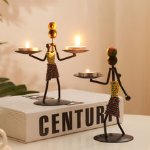 Load image into Gallery viewer, Nordic Home Decoration Creative Iron Candle Holder
