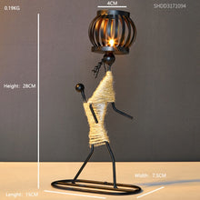 Load image into Gallery viewer, Nordic Home Decoration Creative Iron Candle Holder
