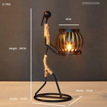 Load image into Gallery viewer, Nordic Home Decoration Creative Iron Candle Holder
