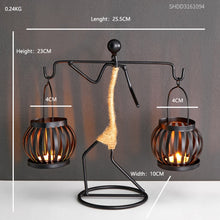 Load image into Gallery viewer, Nordic Home Decoration Creative Iron Candle Holder
