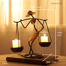 Load image into Gallery viewer, Nordic Home Decoration Creative Iron Candle Holder
