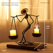 Load image into Gallery viewer, Nordic Home Decoration Creative Iron Candle Holder
