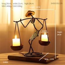 Load image into Gallery viewer, Nordic Home Decoration Creative Iron Candle Holder
