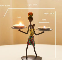 Load image into Gallery viewer, Nordic Home Decoration Creative Iron Candle Holder
