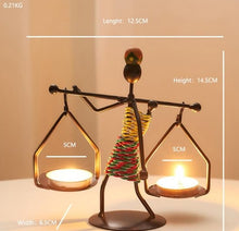 Load image into Gallery viewer, Nordic Home Decoration Creative Iron Candle Holder
