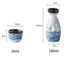 Load image into Gallery viewer, Japanese Style Ceramic Sake Set
