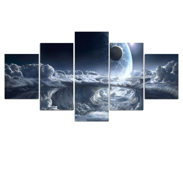 Planet Universe Space Pictures Canvas