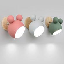 Load image into Gallery viewer, Nordic Wooden Cartoon Wall Lamps
