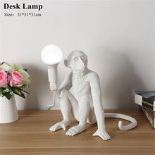 Load image into Gallery viewer, Modern Black Monkey Hanglamp
