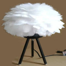 Load image into Gallery viewer, Feather lamp table lamp decorations
