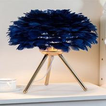 Load image into Gallery viewer, Feather lamp table lamp decorations
