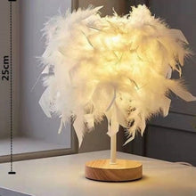 Load image into Gallery viewer, Feather lamp table lamp decorations
