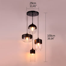 Load image into Gallery viewer, Nordic Modern loft hanging Glass Pendant Lamp
