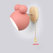 Load image into Gallery viewer, Nordic Wooden Cartoon Wall Lamps
