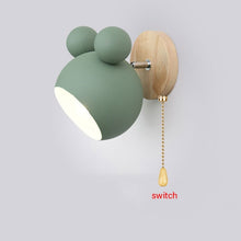 Load image into Gallery viewer, Nordic Wooden Cartoon Wall Lamps
