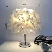 Load image into Gallery viewer, Feather lamp table lamp decorations
