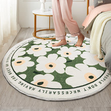 Load image into Gallery viewer, Nordic Soft Flower Round Shape Rug
