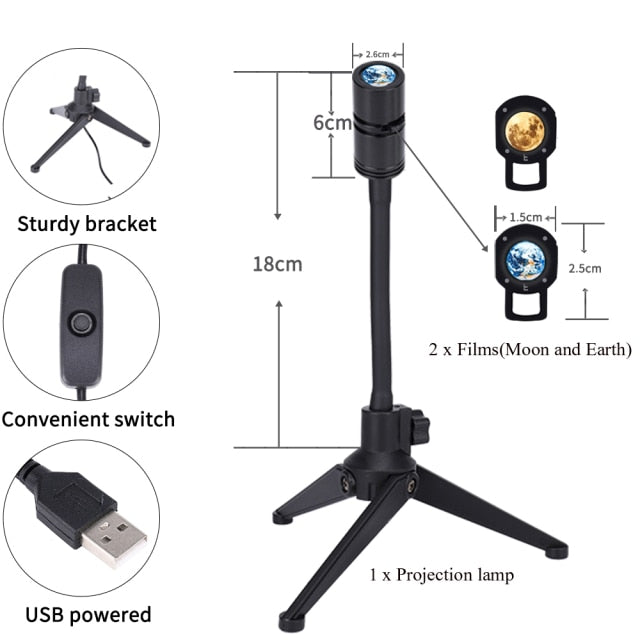 Sky Projector Planet Light