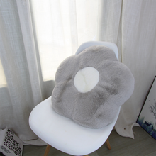 Load image into Gallery viewer, Nordic Imitation Rabbit Fur Flower Cushion
