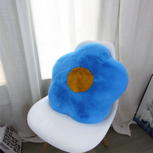 Load image into Gallery viewer, Nordic Imitation Rabbit Fur Flower Cushion
